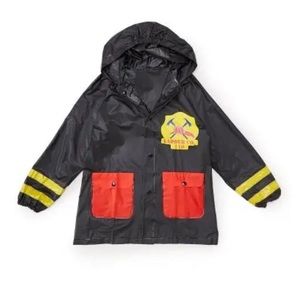 Kids fireman rain jacket